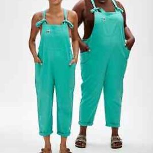 Lucy & Yak Luna Dungarees Overalls in Spearmint, NWOT 12 LONG